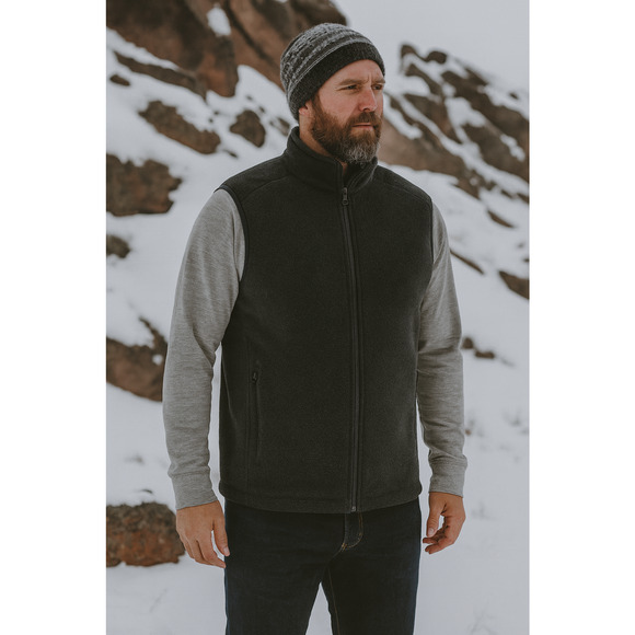 Eddie Bauer Other - NWT Eddie Bauer Full Zip Polartec Fleece Vest Black Men's Size XXL (XL) H11725